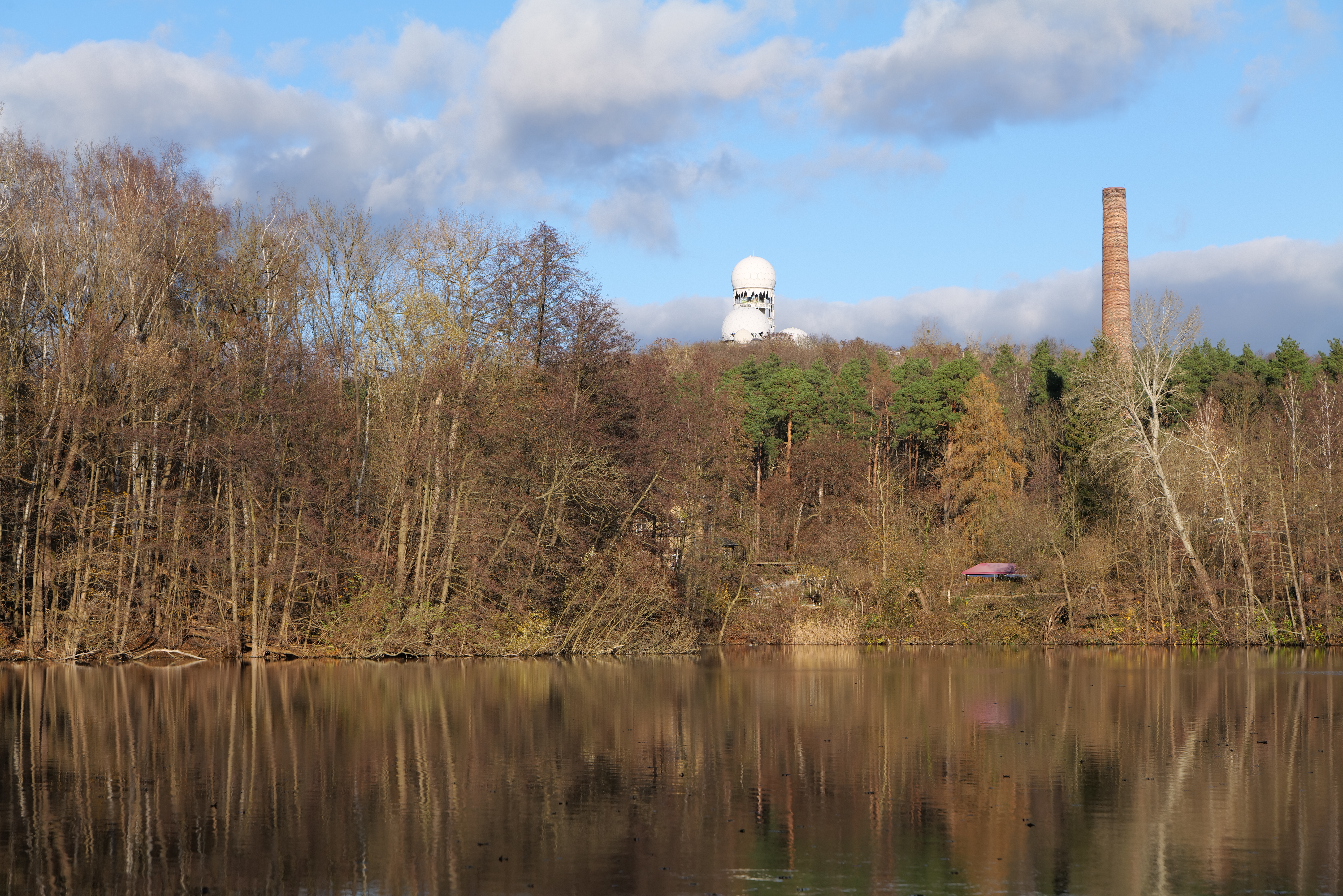 Teufelssee in Berlin's Grunewald forest.